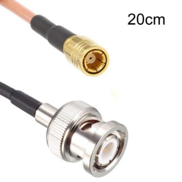 20cm RF Coaxial Cable BNC Male To SMB Female RG316 Adapter Extension Cable - 1