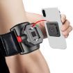 Black Outdoor Sports Wrist Band Phone Holder - Running Fitness Strap - 1