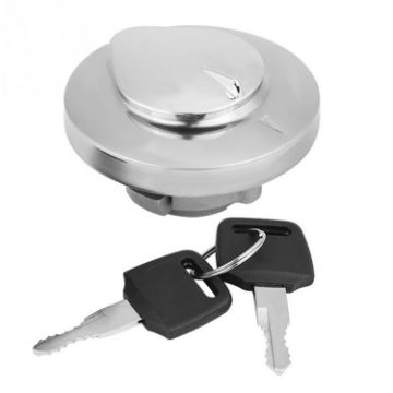 Honda CA250 Motorcycle Modified Fuel Tank Cap - Silver - 1