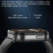 X9 1.85" Square Screen Bluetooth Earphone Smart Watch - Black - 9