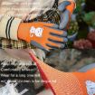 TPE Children Cartoon Gloves Hamster Parrot Size M Orange - 6