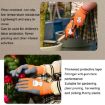 TPE Children Cartoon Gloves Hamster Parrot Size M Orange - 7
