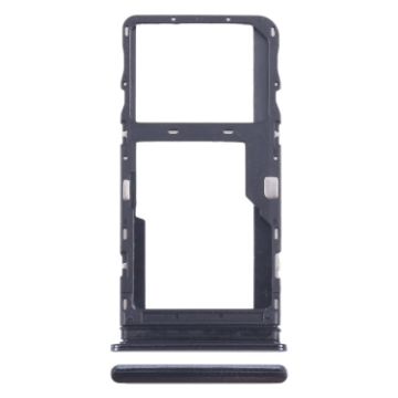 TCL 20s SIM Card Tray + Micro SD Tray - Black - 1