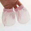 Newborn Baby Anti-Scratching Mesh Mittens - Blue - 4