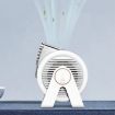 Blue F7 Snail Desktop Mini Bladeless Air Fan - Portable & Circulating - 6