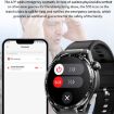 F200 Smart Health Watch ECG Blood Sugar Monitoring 1.55" Screen Black Gray - 9