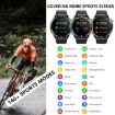 F200 Smart Health Watch ECG Blood Sugar Monitoring 1.55" Screen Black Bamboo - 3
