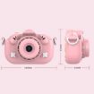 DC501 2.0-Inch 4X Zoom HD Digital Camera Mini Children Photography Camera Blue - 3