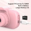 DC501 2.0-Inch 4X Zoom HD Digital Camera Mini Children Photography Camera Blue - 9