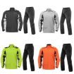 SULAITE Outdoor Motorcycle Riding Full Body Raincoat Suit, Size L - Black - 2
