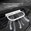 USB Car Window Exhaust Fan - Black - 8