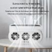 USB Car Window Exhaust Fan, Solar Black - Air Circulation Cooling Ventilation Fan - 4
