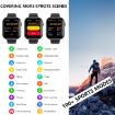 Smart Watch F70 2.1" Blood Sugar/Oxygen Monitor, SOS Alarm, 100+ Sports Modes - 3