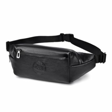 WEIXIER Y9579 Men Large Capacity Sports Waist Pack - Black - 1