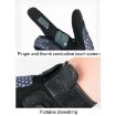 SULAITE Motorcycle Anti-fall Touch Screen Gloves XL Black - 4