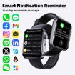 Black Milan Smart Watch with Bluetooth Calls/ECG/Blood Analysis - 4