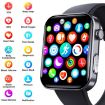 Black Silicone Smart Watch with Bluetooth Calls/ECG/Blood Analysis - 5