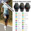 F400 Smart Watch ECG Blood Oxygen Blood Sugar 150+ Sports Mode Black Milan - 3