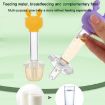Children Cartoon Medicine Feeder Portable Dropper (Yellow) - 8