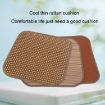 Double Thickened Cooling Mat Carbonized Bamboo Seat Cushion 30x30cm - 5