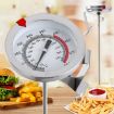 40cm Stainless Steel Thermometer with Pot Clip for Cooking and Frying - 2