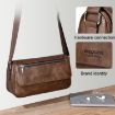 WEIXIER D514 Men Crossbody Waterproof Shoulder Bag - Brown - 6