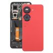 Asus Zenfone 9 AI2202 Battery Back Cover with Camera Lens Cover - Red - 1