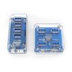 4x USB 3.0 HUB 5Gbps Transparent Docking Station Splitter - 3