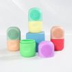 Facial Massage Silicone Ice Mold (Pink Rose Red) - 3