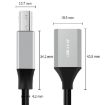 USB-C to USB 3.0 Printer Cable 0.5m - 2