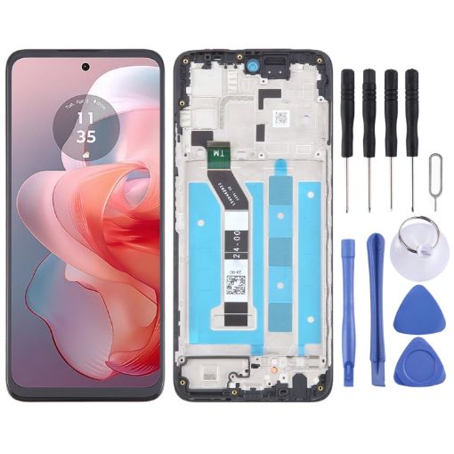 Motorola Moto G Power 2024 LCD Screen Digitizer Assembly with Frame - 1