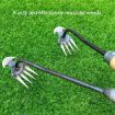 4-Tooth Dual Purpose Weed Remover Tool - 29cm Length - 5