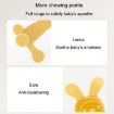 Bunny Baby Teether BPA Free Silicone Teether - Pink - 7