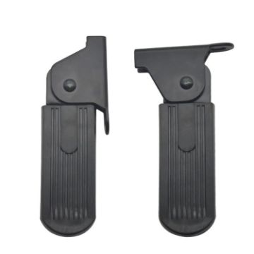 Electric Vehicle Folding Front Footrest Pedal - Model: 5cm Iron - 1