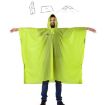 Naturehike 210T Plaid Outdoor Rain Poncho 3 In 1 Canopy - Blue - 3