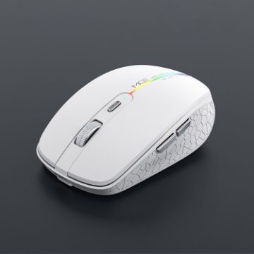 iMICE G904 Dual Mode Wireless Gaming Mouse (White) - 1