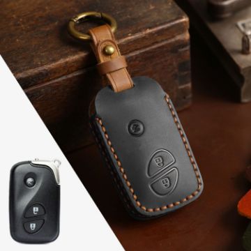 Black Hallmo Car Key Cover for Lexus RX270/ES240/LX570 - Set of 3 Keys - 1
