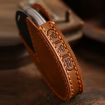 Handmade Hyundai Hallmo Car Key Bag - Blue - 5