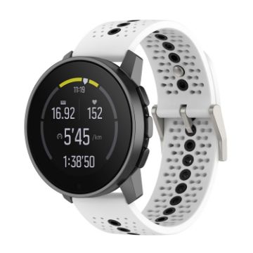 Suunto Race S Silicone Watch Band - White Black - 1