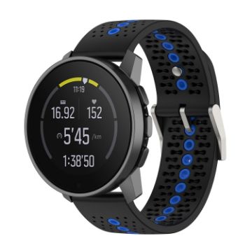 Suunto Race S Silicone Watch Band - Black Blue - 1