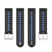 Suunto Race S Silicone Watch Band - Black Blue - 5