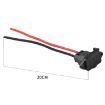 Electric Motorcycle Charging Port Three Hole Socket Charger Socket (Black) - 2
