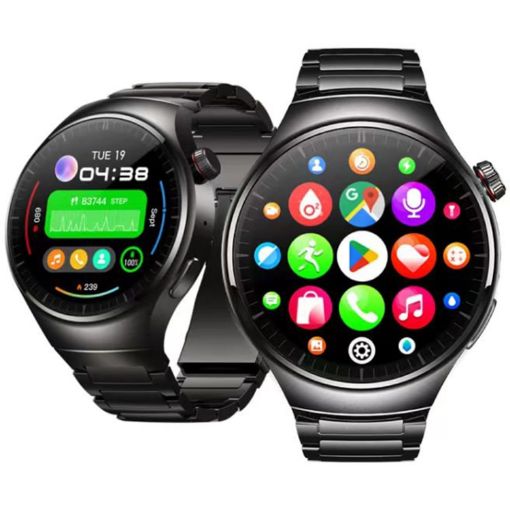 Zeblaze Thor Ultra Smart Watch, 1.43" AMOLED Screen, Steel Strap - Black - 1