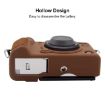 FUJIFILM X-T5 Soft Silicone Protective Case (Coffee) - Durable Protection - 5