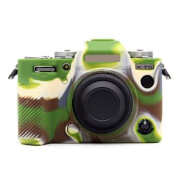 FUJIFILM X-T5 Soft Silicone Protective Case (Camouflage) - Durable Protection - 1