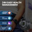 Zeblaze Ares 3 Plus Smart Watch - 24H Health Monitoring - Lava Black - 8