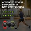 Zeblaze Ares 3 Plus Smart Watch - 24H Health Monitoring - Lava Black - 9