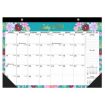 English Wall Calendar 18 Months Countdown Watercolor Desk Calendar - 1