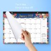 English Wall Calendar 18 Months Countdown Watercolor Desk Calendar - 6
