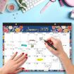 English Wall Calendar 18 Months Countdown Watercolor Desk Calendar - 7